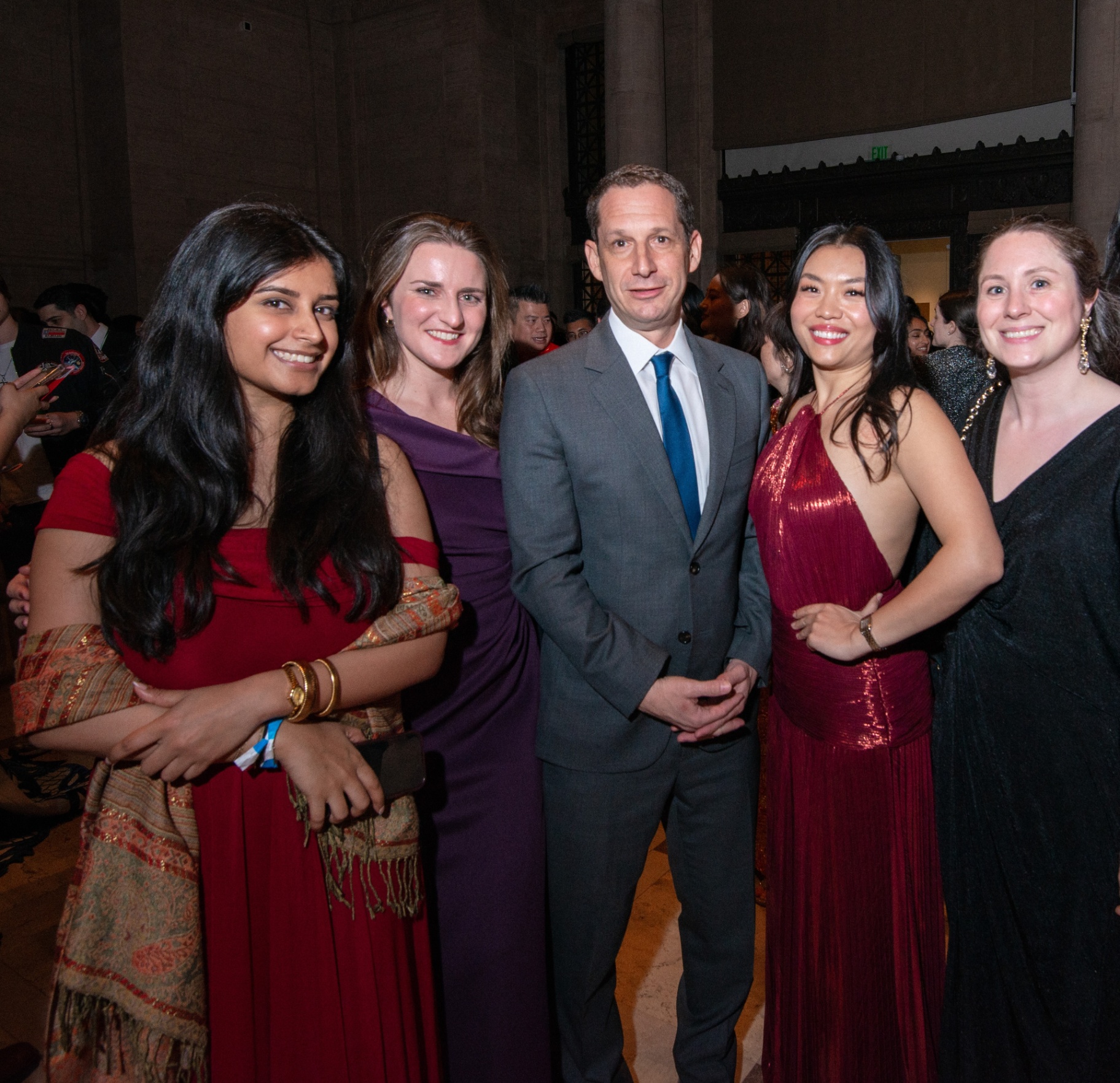 The Women in AI team at a gala event